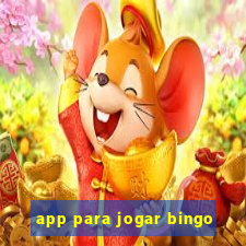 app para jogar bingo